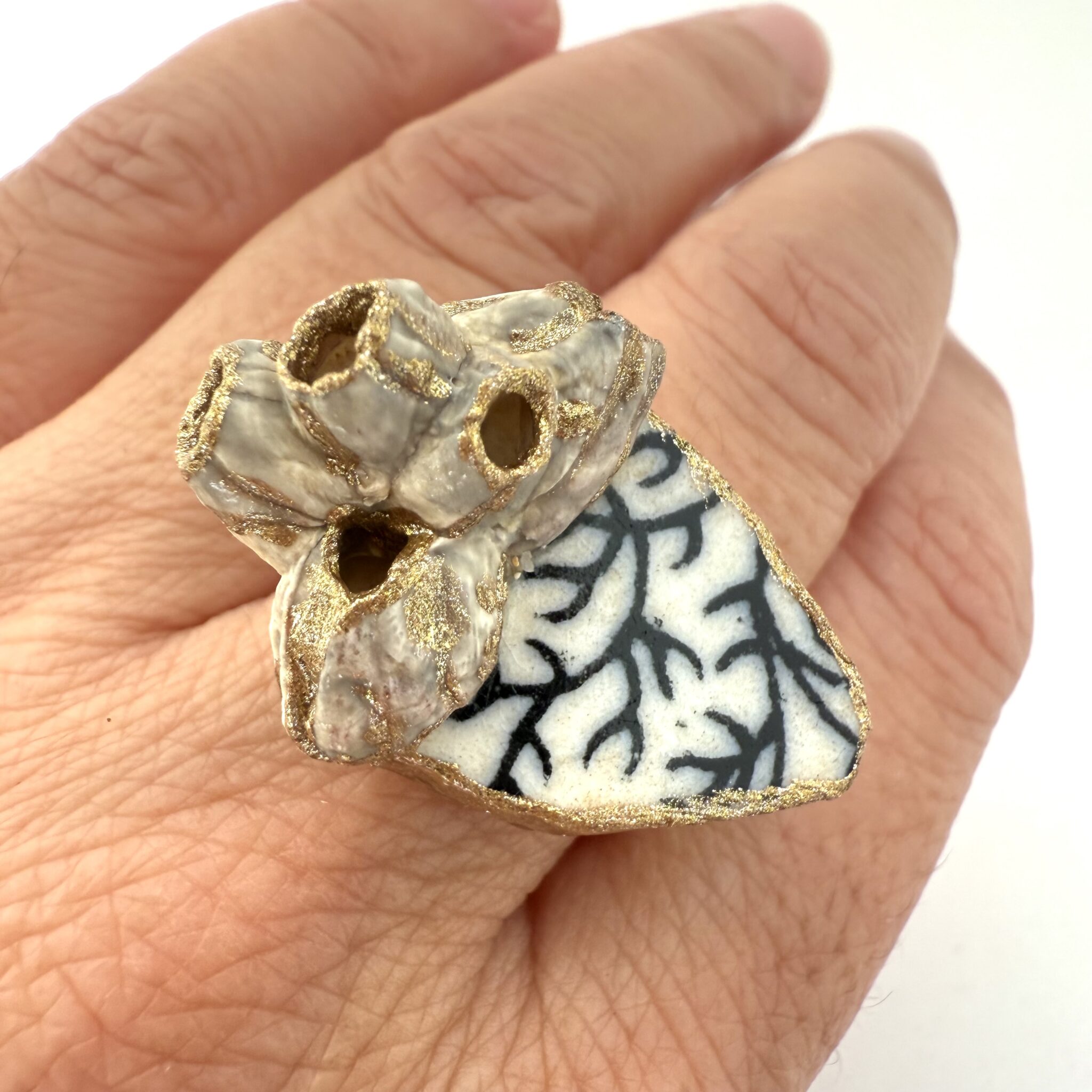 Anillo Barnacles Cartuja Picman Gris