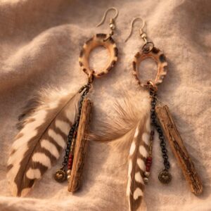 Pendientes rayados 1